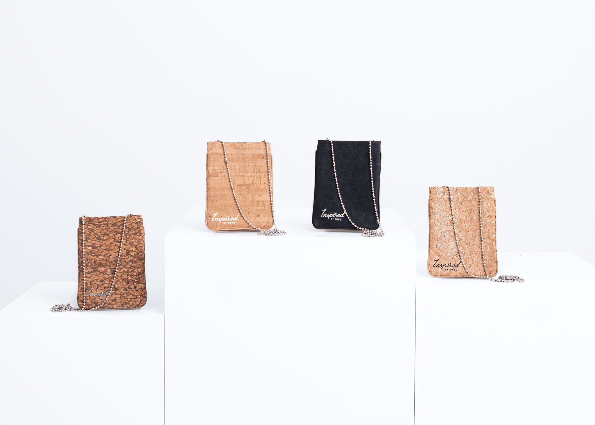 St. Augustine Cork Phone Crossbody - Silvered