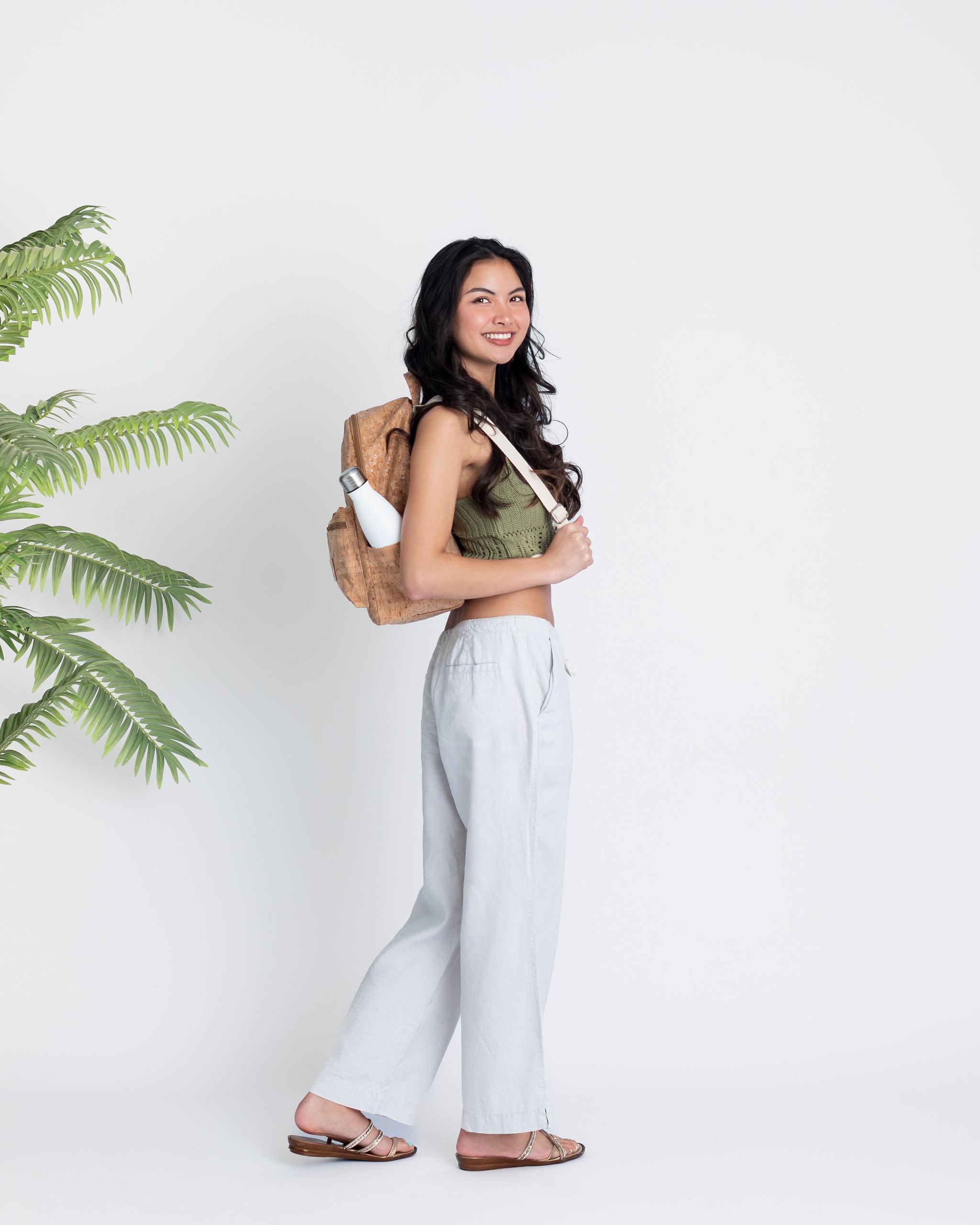 Butler Cork Backpack - Silvered
