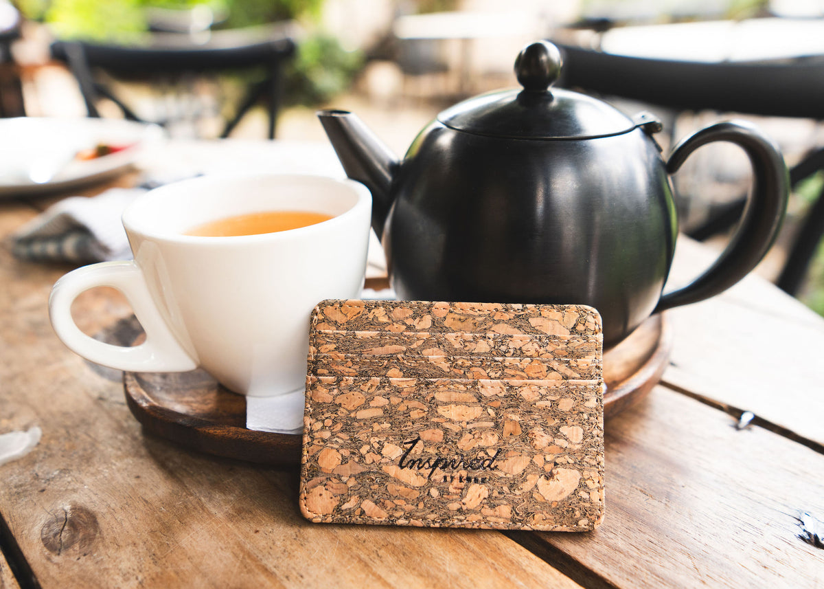 Credit Card Holder - Marbled Cork