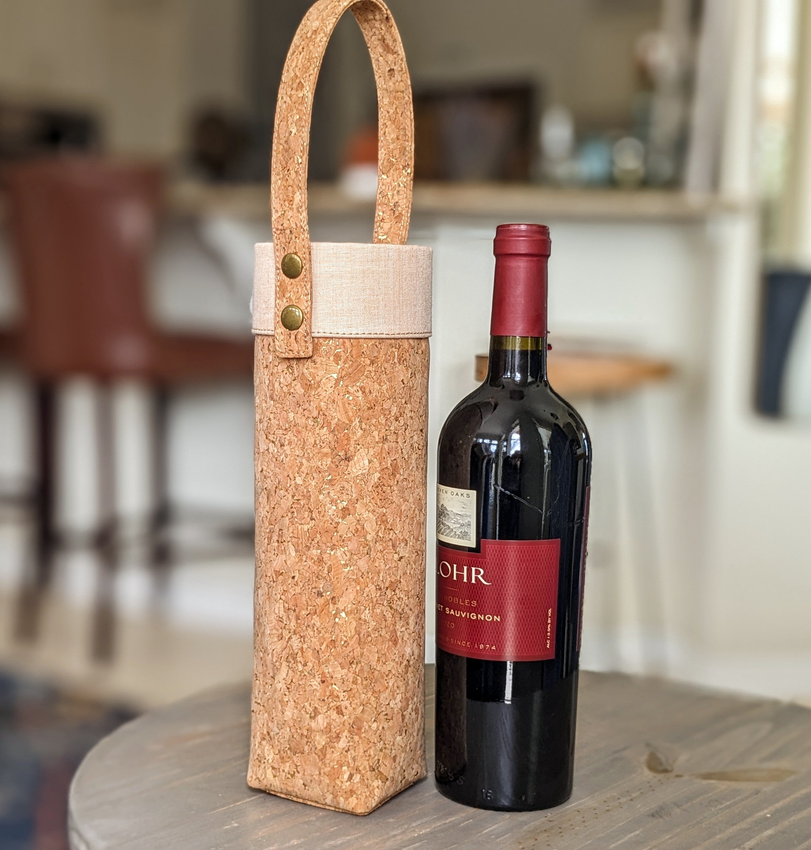 Cork Wine Bottle Bag