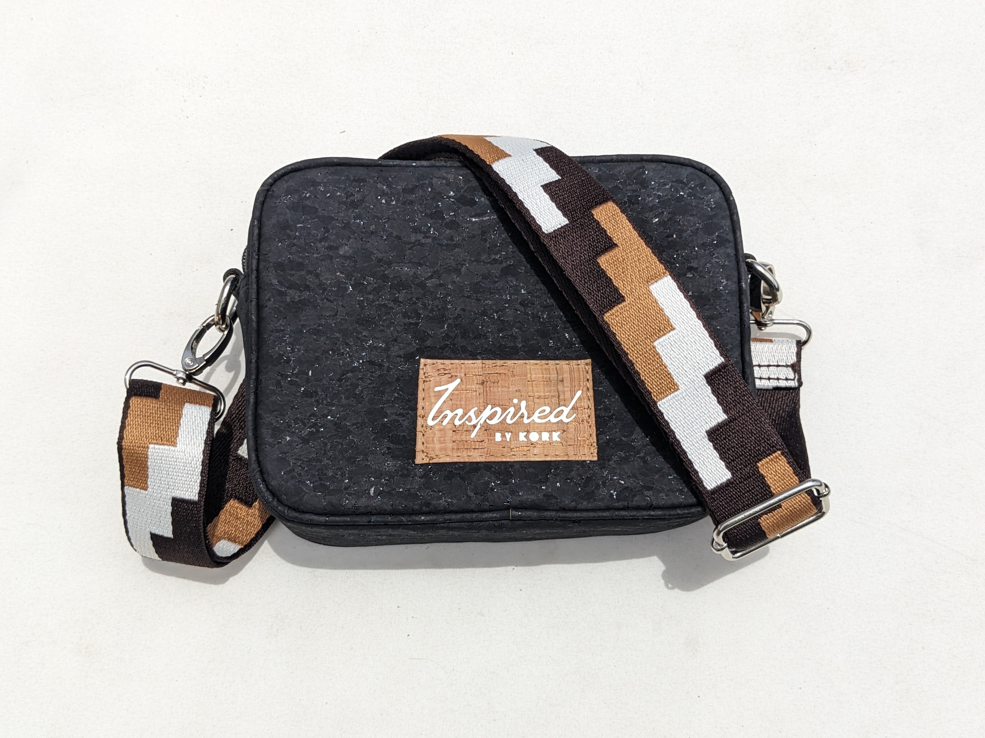 Adjustable Removable Block Brown/Tan/Cream Strap