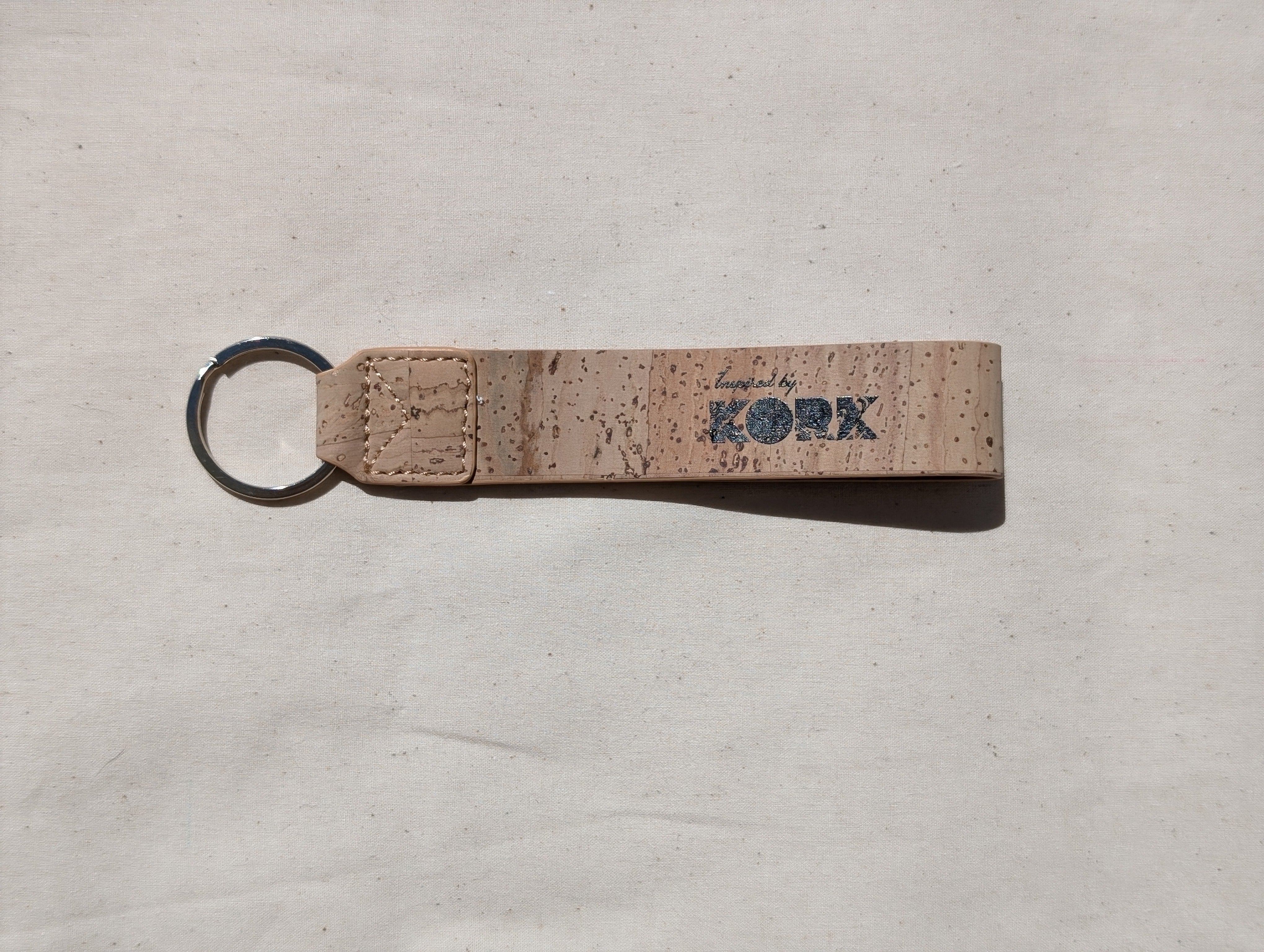 Cork Key Chain--Natural