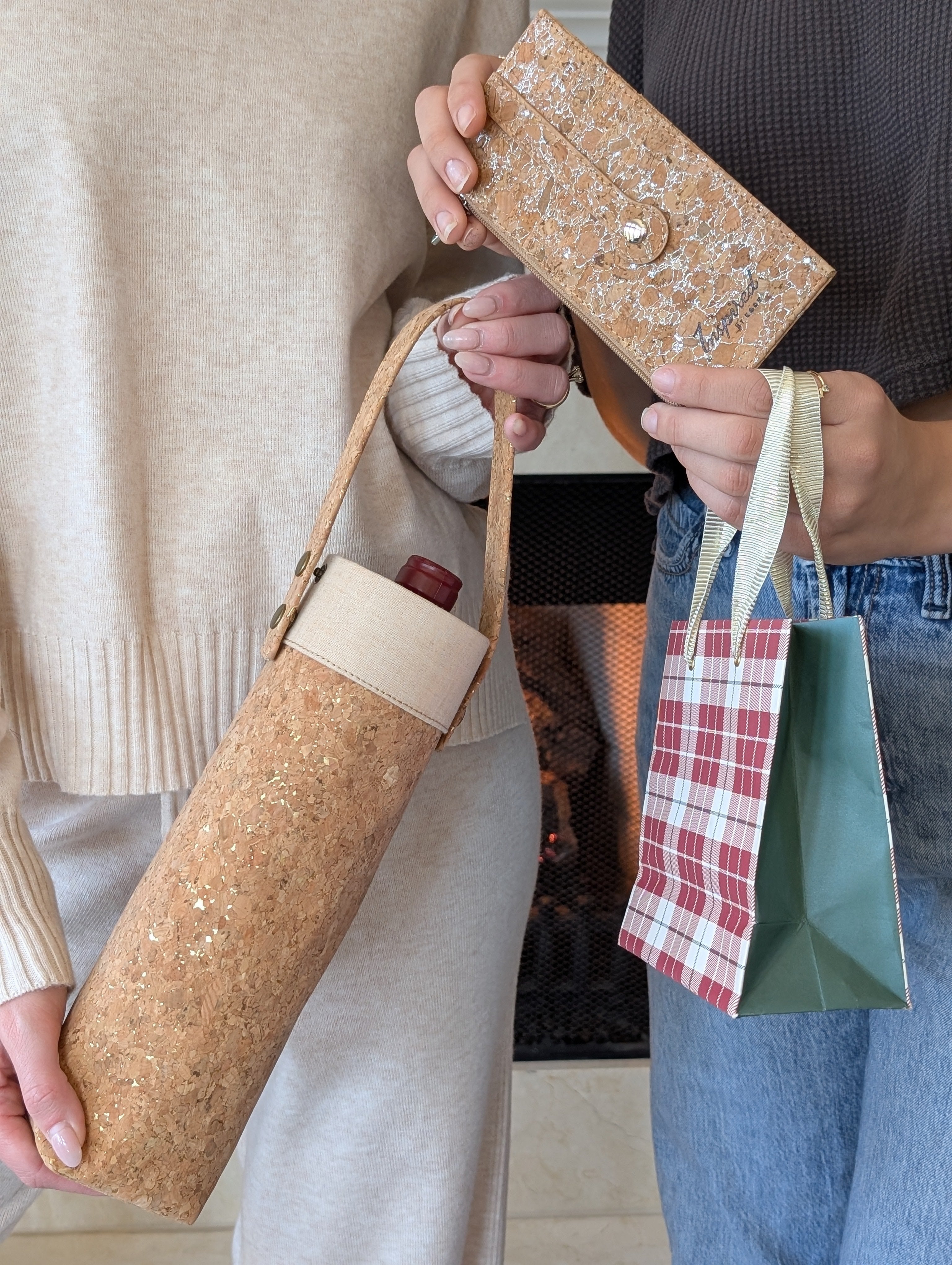 Cork Bottle Bag