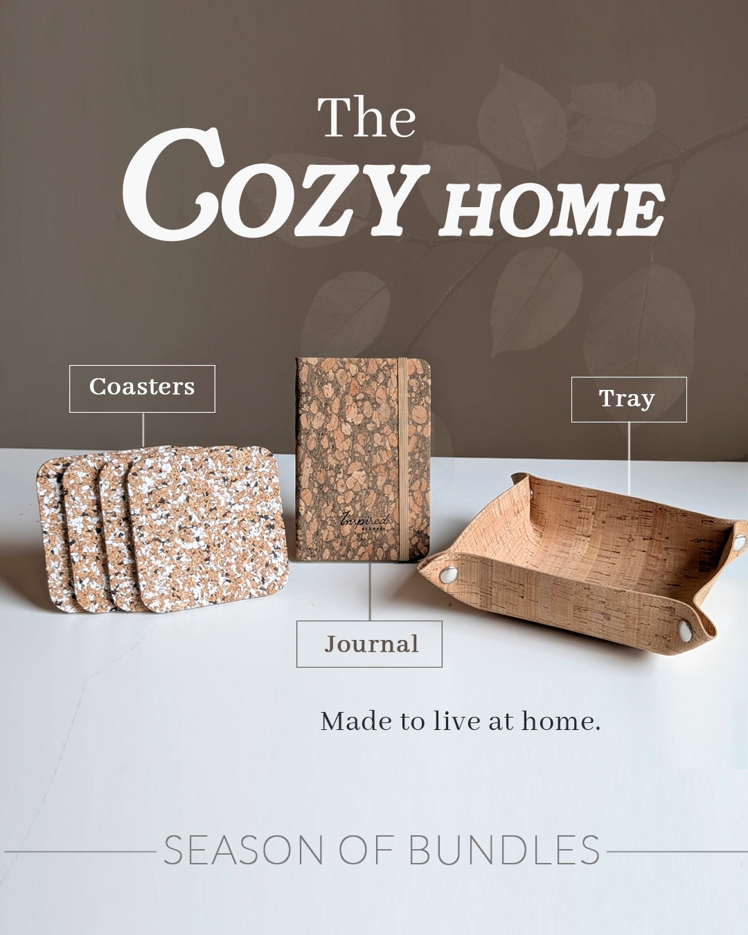Cozy Home (Coasters, Tray & Journal)