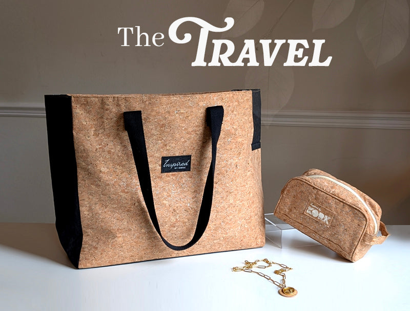 The Travel ( Ponte Vedra, Dopp OR Cosmetic & Compass Necklace